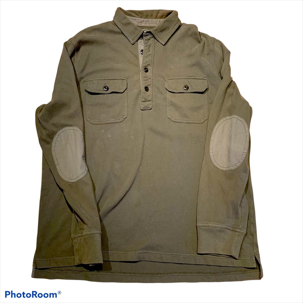 J CREW Long Sleeve Pullover Shirt men’s sz XL